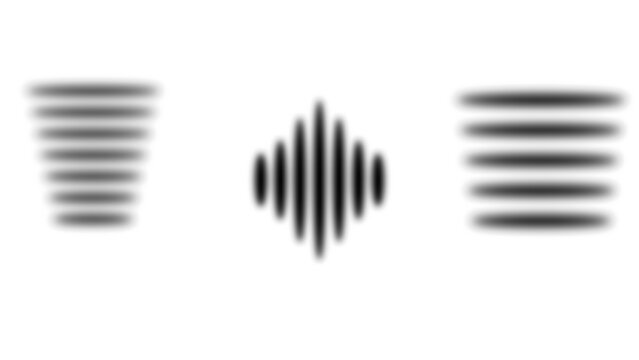 Abstract geometric graphic design with vertical and horizontal line formations