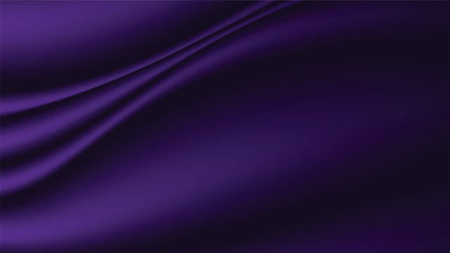 purple fabric background with soft and smooth texture. abstract top view silk cloth surface for luxury design element decoration