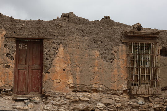 Photograph of old buildings in the town of El Potrero in San Luis Potos&iacute;, Mexico