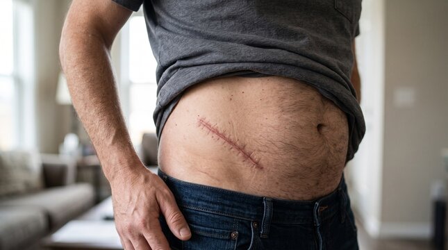 Gridiron Scar: Right Lower Abdominal Incision for Appendicectomy