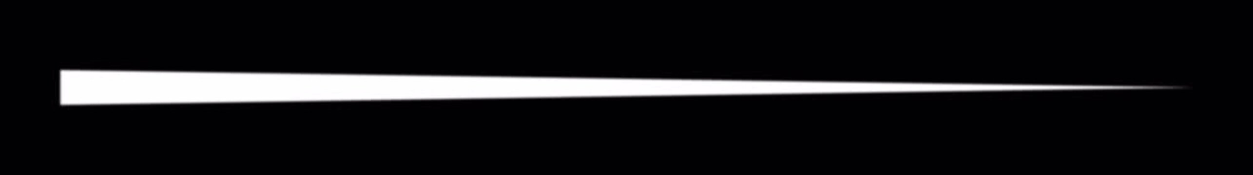 White Tapered Line Arrow Pointer Graphic Asset Wedge Triangle Callout Border Element