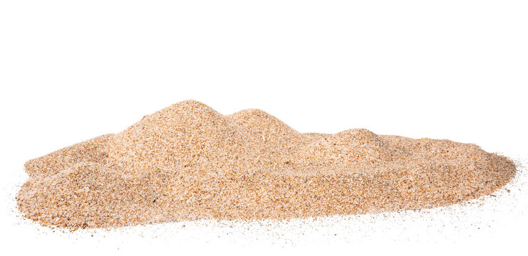 sand hill isolated on transparent background