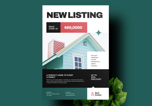 Real Estate Flyer Layout