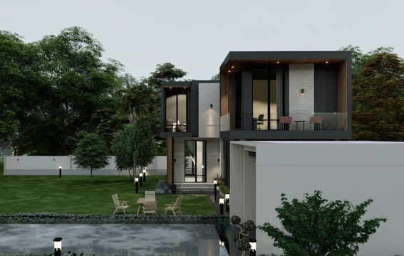 MODERN LUXURY HOME COLLOR BLACKE AND WHITE