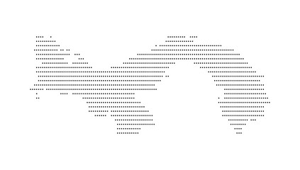 Fototapeta premium Panama Dotted Map Vector with Halftone Dot Pattern, Geographic Country Outline, Border, National Territory Shape, Central America Cartography Illustration for Atlas, Travel, and Infographic Design