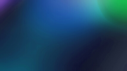 Abstract Dark Gradient Background with Purple Green and Blue Lens Light Glow © Faiza