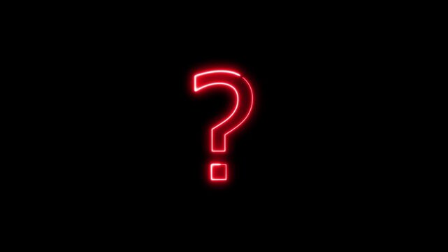 red question mark