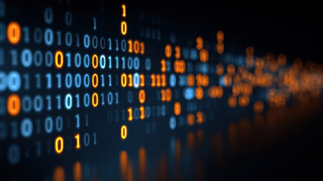 Digital binary code data stream