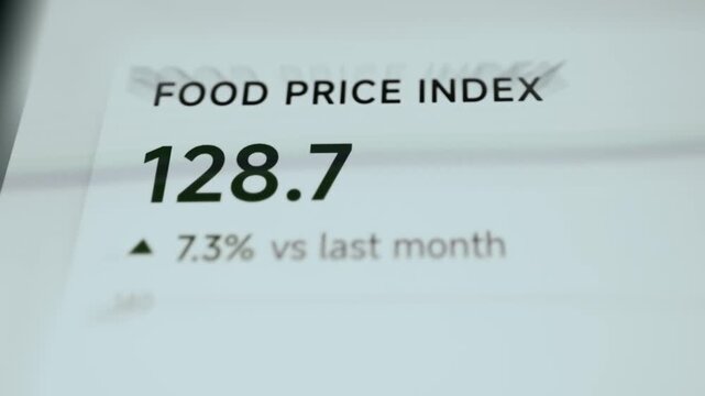 Food Price Index of 128.7 marked by an increase