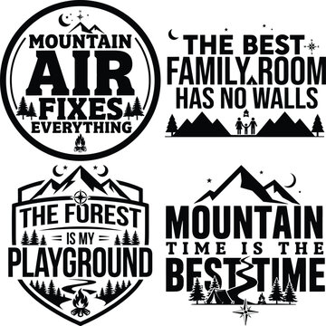 Mountain air fixes everything and forest is my playground, best family room, mountain time.