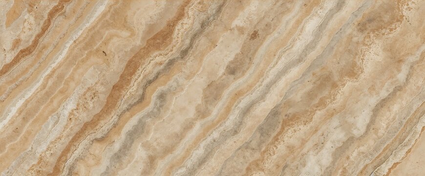 Natural beige marble surface with wavy layered textures background abstract interior architecture construction
