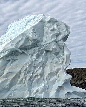 Majestic iceberg floats along the Newfoundland coast