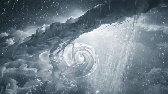 Dynamic Water Storms and Circular Water Phenomena in Nature.