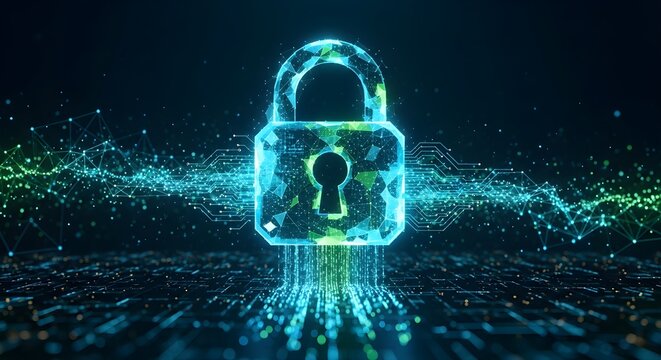 Glowing Security Lock Technology