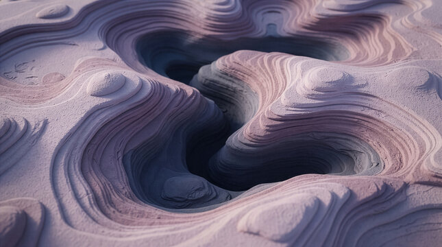 Eroded Sandstone Formations Illustrating Geologic Time and Geological Processes for Earth Science Education