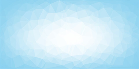 Light Blue Low Poly Abstract Geometric Background with Polygon Mesh and Soft Minimal Gradient Design © MOH