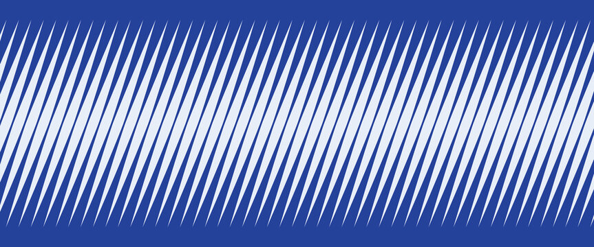 Blue halftone pattern with diagonal lines creates a repeating visual texture on a solid background geometric graphic design abstract