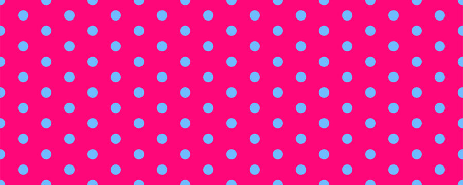 polka dot seamless pattern background. pop art dots colors texture. vector illustration