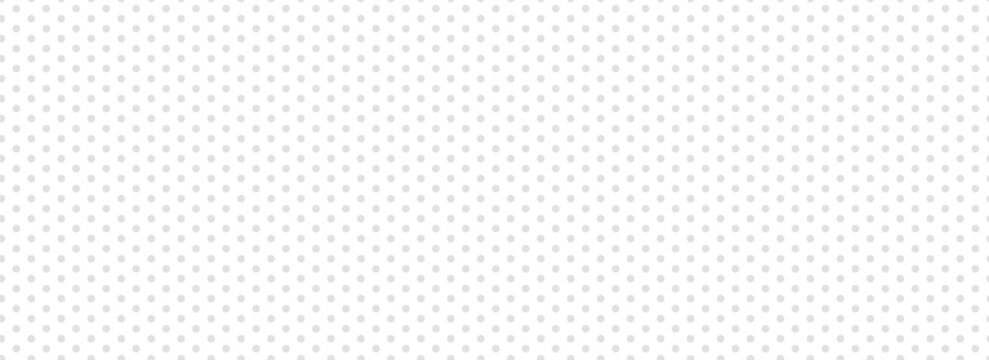 Seamless black and white polka dot pattern. Classic minimal dotted background texture for textile and wrapping.