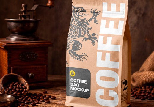 Coffee Bag Mockup
