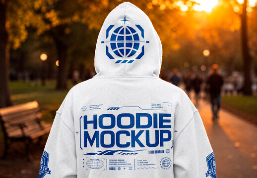 Hoodie Mockup in Park