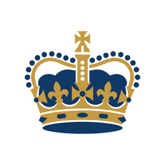 Gold Royal Crown Jewelry Accessory. © radit