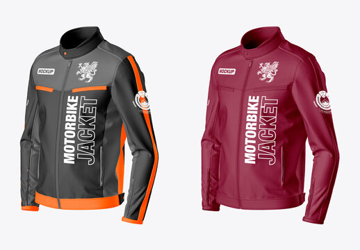 Motorbike Riding Jacket Mockup