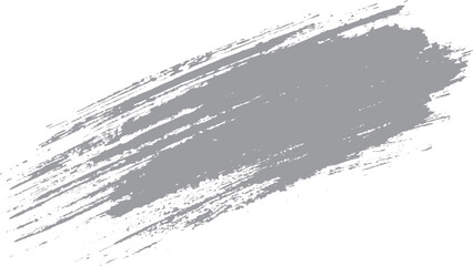 Obraz premium Black paint streak with rugged dry brush texture Expressive black brush stroke isolated on white background