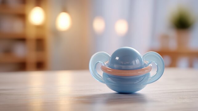 baby pacifier product shot, isolated on white, clean and modern composition, ultra realistic 8k 