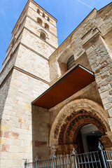 The San Vicente church in the Historical center of Zamora city, Spain © SoniaBonet