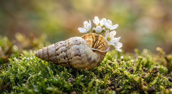 Snail Shell Flowers