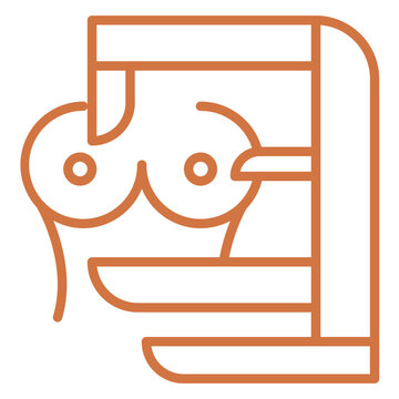 Mammography Icon Style