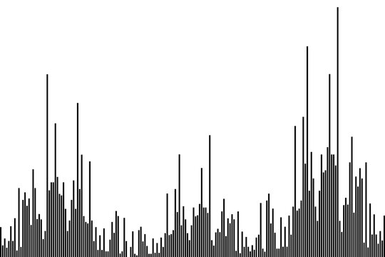 Audio waveform visualization shows sound intensity and frequency levels in a precise digital format.