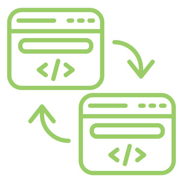 Code Refactoring Icon Style