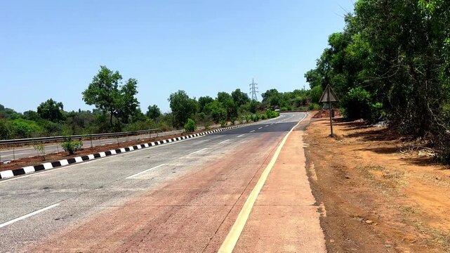 Beautiful road infrastructure on Western ghat