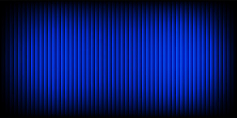 Fototapeta premium Blue silk curtained backdrop spotlight illuminated. Theatrical drapes. Modern eps 10