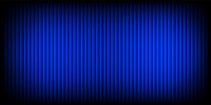 Blue silk curtained backdrop spotlight illuminated. Theatrical drapes. Modern eps 10