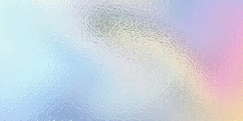 Fototapeta premium Colorful holographic rainbow foil background with pastel pearlescent gradient metal texture