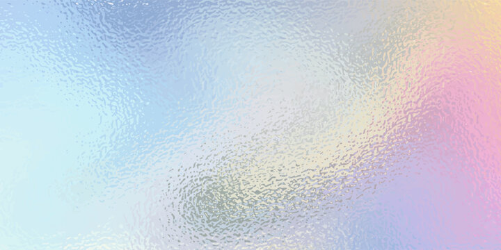 Colorful holographic rainbow foil background with pastel pearlescent gradient metal texture