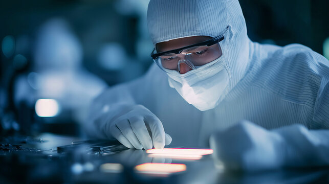 Microchip Fabrication Clean Room