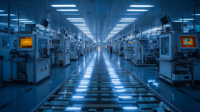 Microchip Fabrication Clean Room