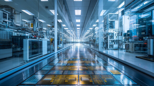 Microchip Fabrication Clean Room