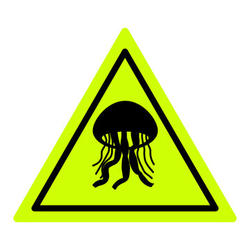 Beware of Jellyfish signage