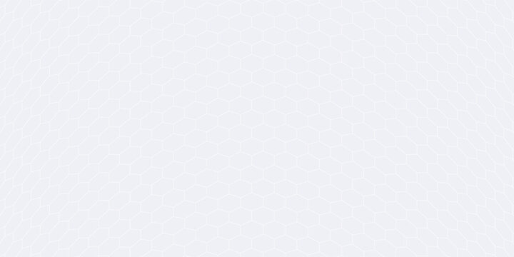 Light Gray Hexagonal Honeycomb Seamless Background Pattern With Subtle Geometric Texture For Design