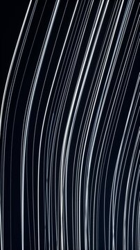Abstract glowing light lines on dark background. 3d rendering
