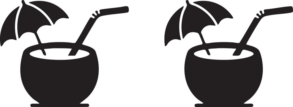Two boiling pots with steam vector Vector