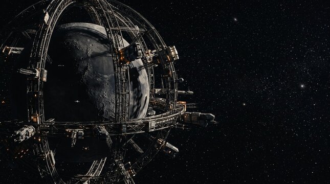 Creative Space, satellite, spacecraft, metal, futuristic, technology, exploration, astronomy, cosmos 2k