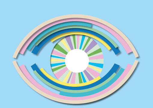 Eye, conceptual illustration
