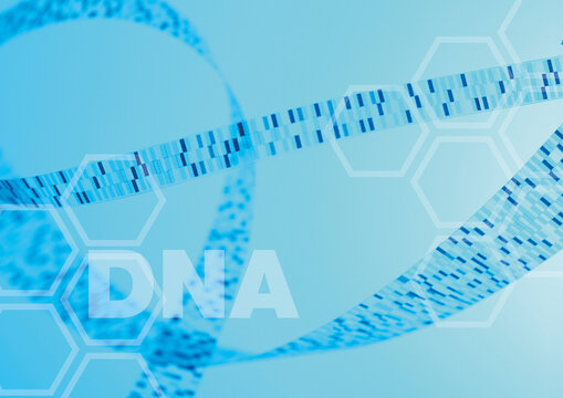 DNA, conceptual illustration
