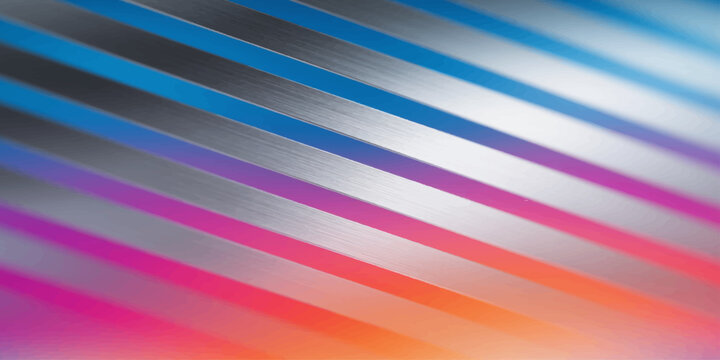 Abstract Colorful Rainbow Striped Background with Geometric Lines and Seamless Pattern Design